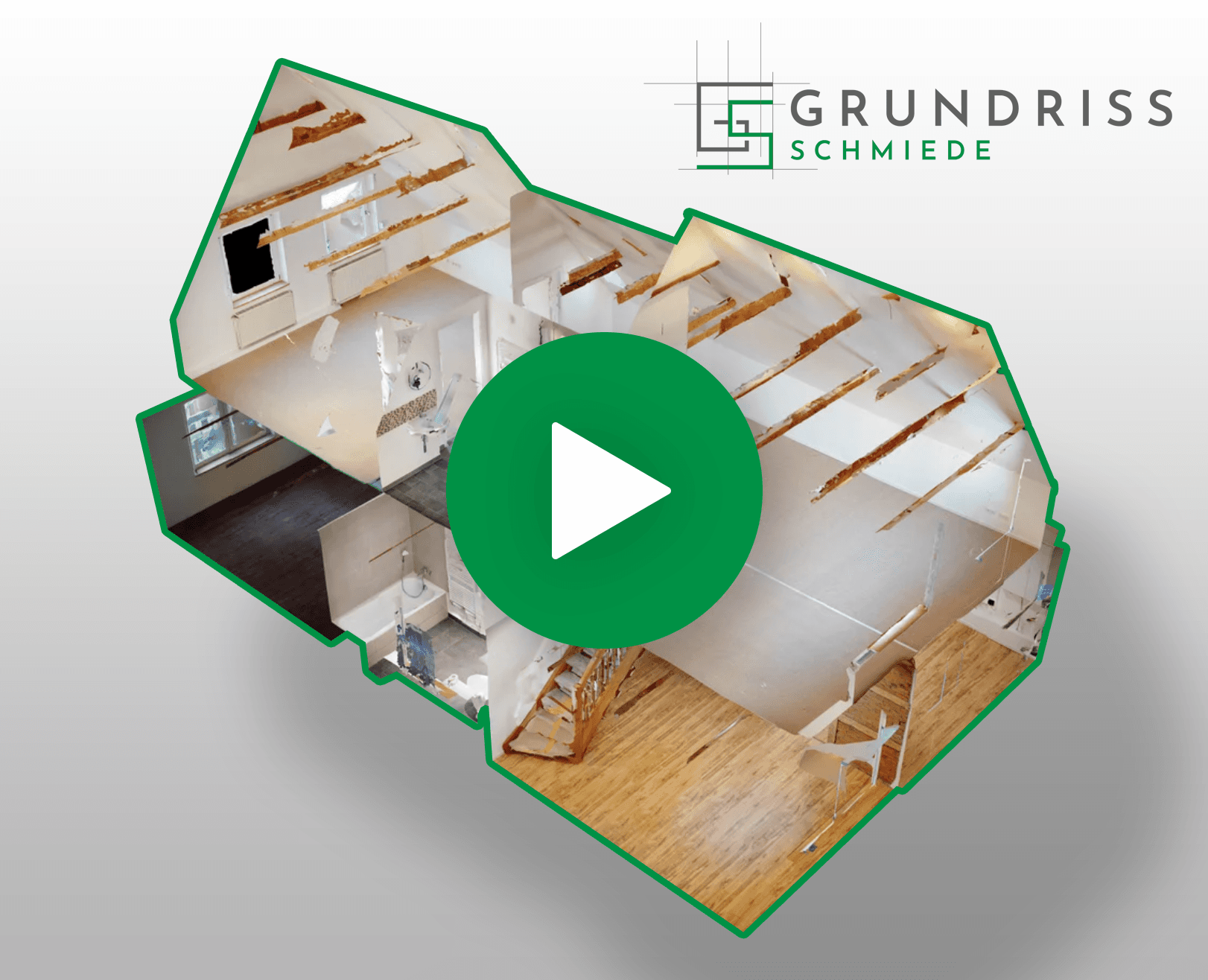 Beispiel eines Matterport 3D-Rundgangs einer Immobilie der Grundriss-Schmiede